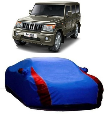 XGuard Car Cover For Mahindra Bolero (With Mirror Pockets)(Blue)