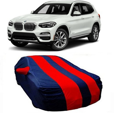 SnehaSales Car Cover For BMW X3 (With Mirror Pockets)(Red)