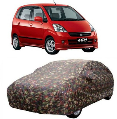 MSR STORE Car Cover For Maruti Suzuki Zen Estilo (With Mirror Pockets)(Multicolor)
