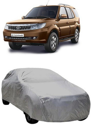 VIRMANG Car Cover For Tata Safari Storme (Without Mirror Pockets)(Grey)