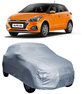 AAMANG Car Cover For Hyundai Elite i20 (Without Mirror Pockets)(Silver)