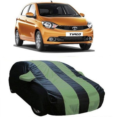 XGuard Car Cover For Tata Tiago (With Mirror Pockets)(Green)
