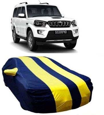 AASDEE Car Cover For Mahindra Scorpio (With Mirror Pockets)(Yellow)