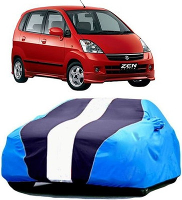 XGuard Car Cover For Maruti Suzuki Zen Estilo (With Mirror Pockets)(Blue)
