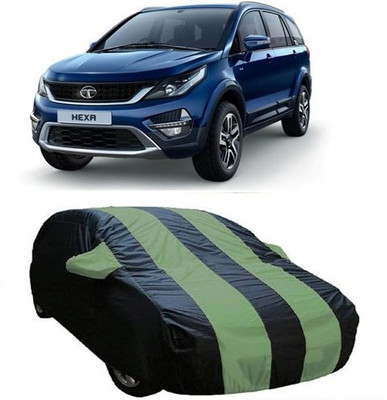 XGuard Car Cover For Tata Hexa (With Mirror Pockets)(Green)
