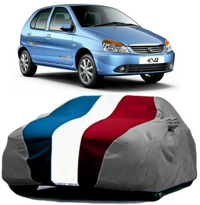 AAMANG Car Cover For Tata Indica eV2 (With Mirror Pockets)(Red, Blue, Grey)