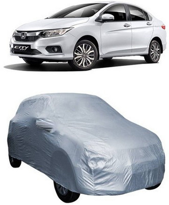 AAMANG Car Cover For Honda City ZX (With Mirror Pockets)(Silver)
