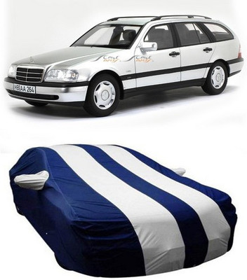 AAMANG Car Cover For Mercedes Benz C220 (With Mirror Pockets)(White)