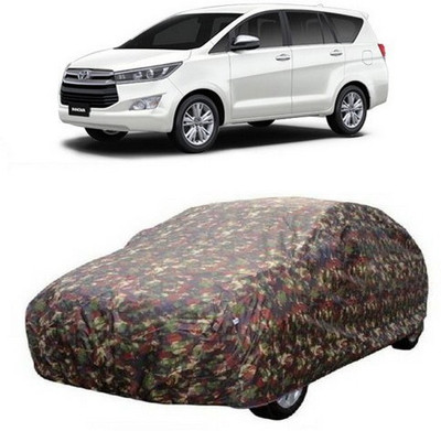 HDSERVICES Car Cover For Toyota Innova Crysta (Without Mirror Pockets)(Multicolor)