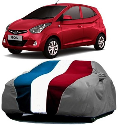 AAMANG Car Cover For Hyundai Eon (Without Mirror Pockets)(Grey)