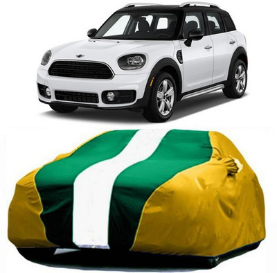 HDSERVICES Car Cover For BMW Countryman Coupe (With Mirror Pockets)(Yellow, Green)