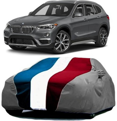 HDSERVICES Car Cover For BMW X1 (With Mirror Pockets)(Red, Blue, Grey)