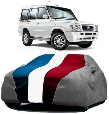 VIRMANG Car Cover For Tata Sumo Gold (With Mirror Pockets)(Red, Blue, Grey)