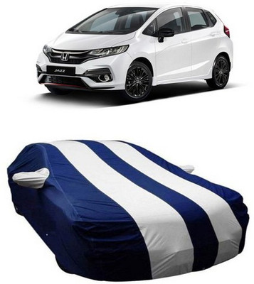 AASDEE Car Cover For Honda Jazz (With Mirror Pockets)(White)