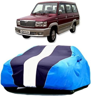 AAMANG Car Cover For Toyota Qualis (With Mirror Pockets)(Blue)