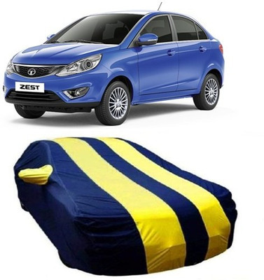 XGuard Car Cover For Tata Zest (With Mirror Pockets)(Yellow)