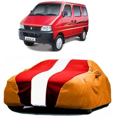 AAMANG Car Cover For Maruti Suzuki Eeco (With Mirror Pockets)(Red, Orange)