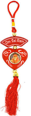 faynci Om Sai Ram Car Car Hanging Ornament(Pack of 1)