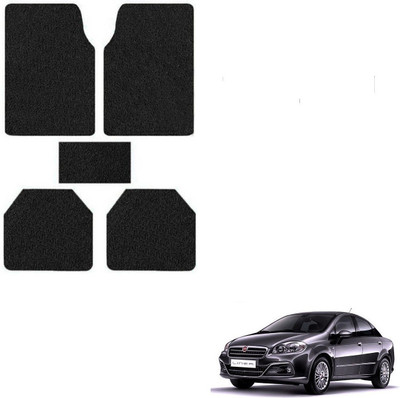 AuTO ADDiCT PVC Standard Mat For  Fiat Linea(Black)