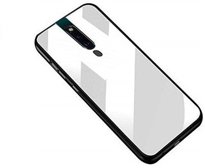 COVERBLACK Back Cover for OPPO F11 Pro(White, Dual Protection, Pack of: 1)