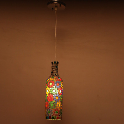 AFAST Designer Pendent Hanging Bottle Ceiling Lamp VG12 Pendants Ceiling Lamp(Multicolor)