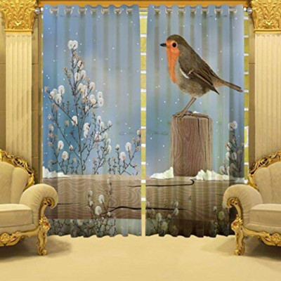 Indiancraft 274 cm (9 ft) Polyester Long Door Curtain (Pack Of 2)(Printed, Multicolor)