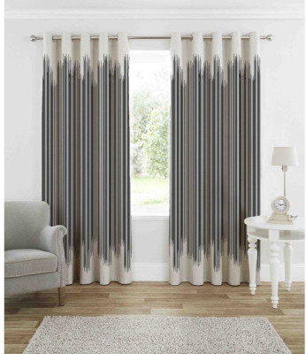 Indiancraft 274 cm (9 ft) Polyester Long Door Curtain (Pack Of 2)(Printed, Multicolor)