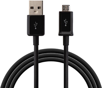 GADGETSMORE Micro USB Cable 1 m hihg speed ultra fast cable(Compatible with All micro usb device, Black)