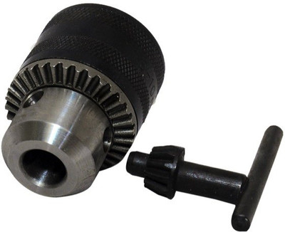 JON BHANDARI Mounts: 3/8- 24UNF with Manual Key Drill Chuck Heavy Duty Size Capacity 10mm,