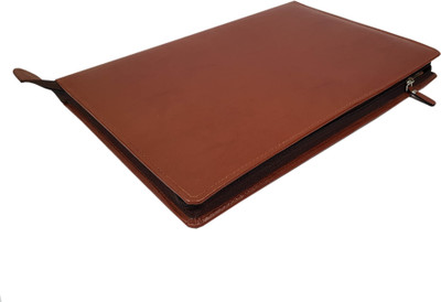 Essart Faux Leather File Folder(Set Of 1, Brown, Brown)