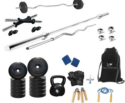 Protoner PR-20K Home Gym Combo(Weight of Plates = 20 kg)