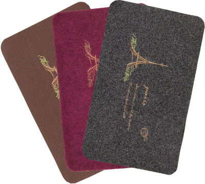 KUBER INDUSTRIES Microfiber Door Mat(Multicolor, Free, Pack of 3)