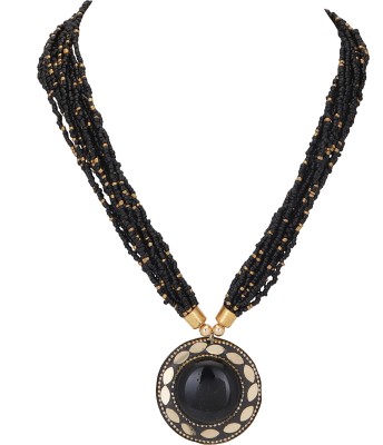 ZIKU JEWELRY ZIKU NS044_B Beads Gold-plated Plated Alloy Necklace