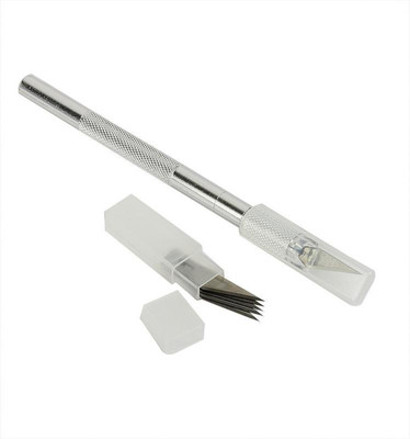 Fedus new Metal Grip Hand-held Paper Cutter(Set Of 1, Silver)