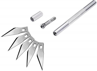 Fedus new Metal Grip Hand-held Paper Cutter(Set Of 1, Silver)