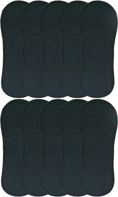 QUEERY Men Solid Low Cut(Pack of 10)