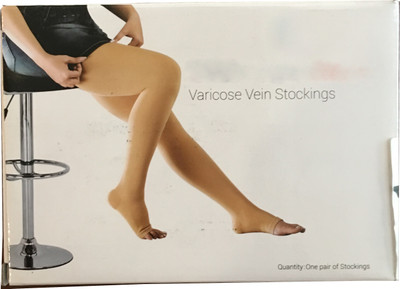 Dyna Varicose Vein Stockings - Class 1 Knee Support(Beige)