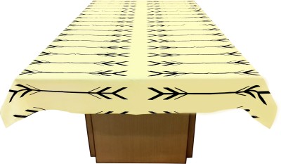 Miyanbazaz textiles Printed 6 Seater Table Cover(Light Yellow, Cotton)