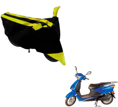 Flipkart SmartBuy Two Wheeler Cover for Hero(E Scoot, Black, Yellow)