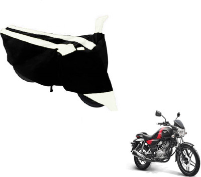 Flipkart SmartBuy Two Wheeler Cover for Bajaj(V 150, Black, White)