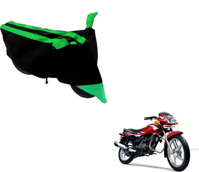 Amanzo Two Wheeler Cover for TVS(Star Sport, Black, Green)