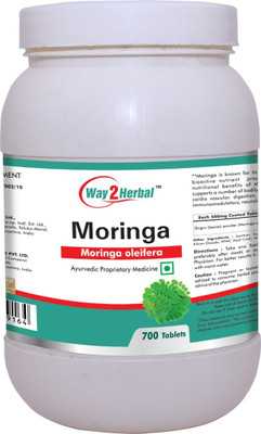 Way2Herbal Moringa 700 Tablets Value Pack(700 Tablets)