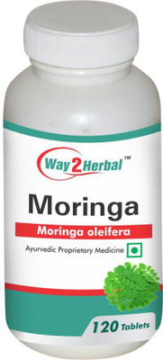 Way2Herbal Moringa 120 Tablets (Pack of 4)(4 x 125 mg)