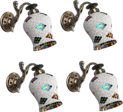 Somil Wallchiere Wall Lamp Without Bulb(Pack of 4)