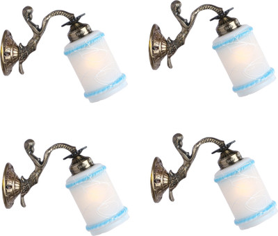 Somil Wallchiere Wall Lamp Without Bulb(Pack of 4)