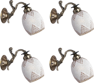Somil Wallchiere Wall Lamp Without Bulb(Pack of 4)
