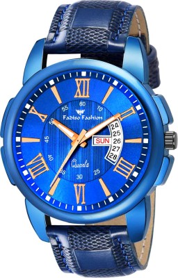 Fadiso Fashion FF3031-Blue Day Date Unique New Analog Watch  - For Men