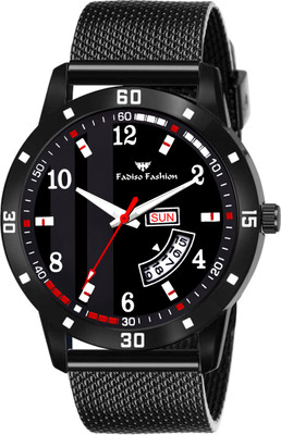 Fadiso fashion FF8611-BK Black Day Date Unique New Analog Watch - For Men