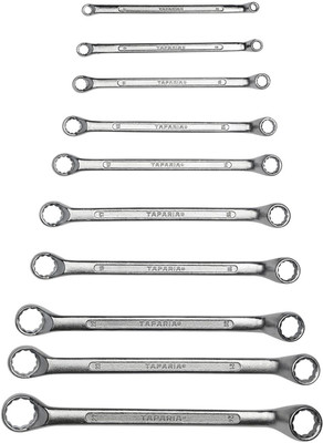 TAPARIA 1810 10-Piecess Ring Spanner Set Double Sided Star Box Wrench(Pack of 1)