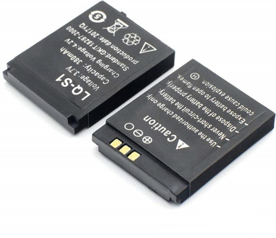 Gabbar 380mAh Replacement Smart Watch  ( pack 2 )  Battery(Pack of 2)